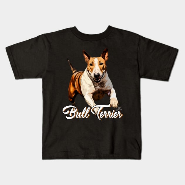 Bull Terrier Love Stylish Tee Celebrating the Charm of Bullies Kids T-Shirt by Northground